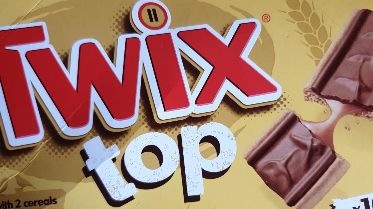 Zdjęcia - Twix Top Ciasteczko z karmelem i mleczną czekoladą 210 g (10 x 21 g)