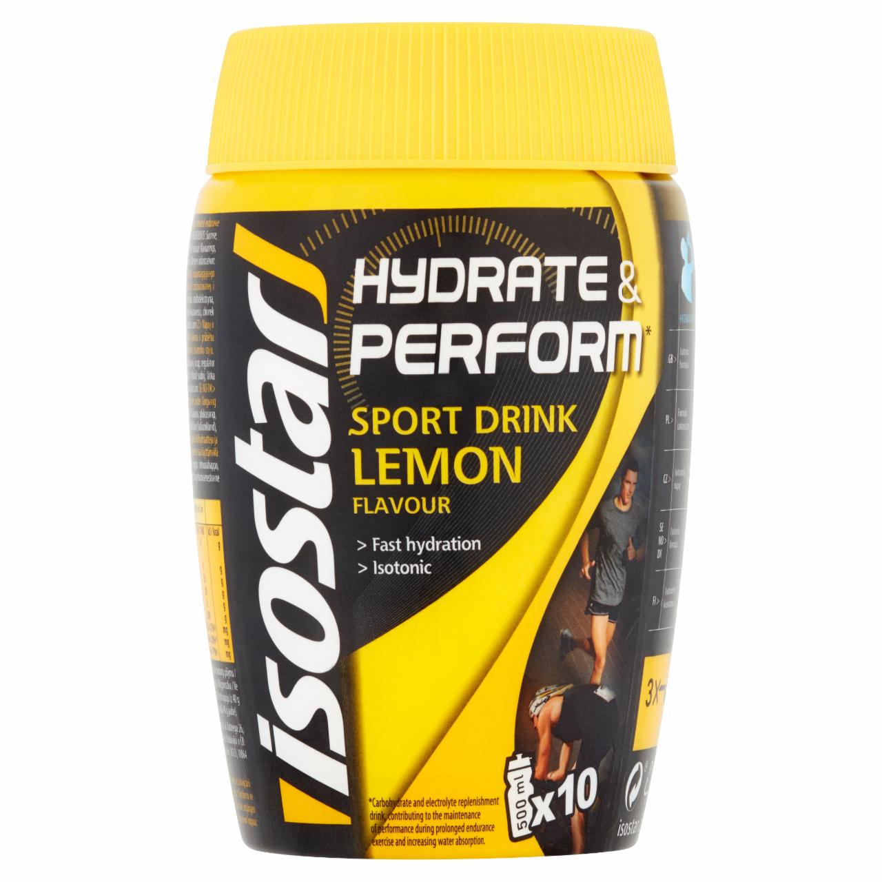Zdjęcia - Isostar Hydrate & Perform Preparat w proszku do przygotowania napoju smak cytrynowy 400 g