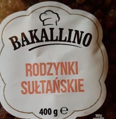 Zdjęcia - rodzynki Sułtańskie Bakallino