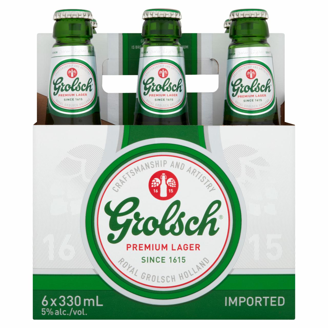 Zdjęcia - Grolsch Piwo jasne pełne 6 x 330 ml