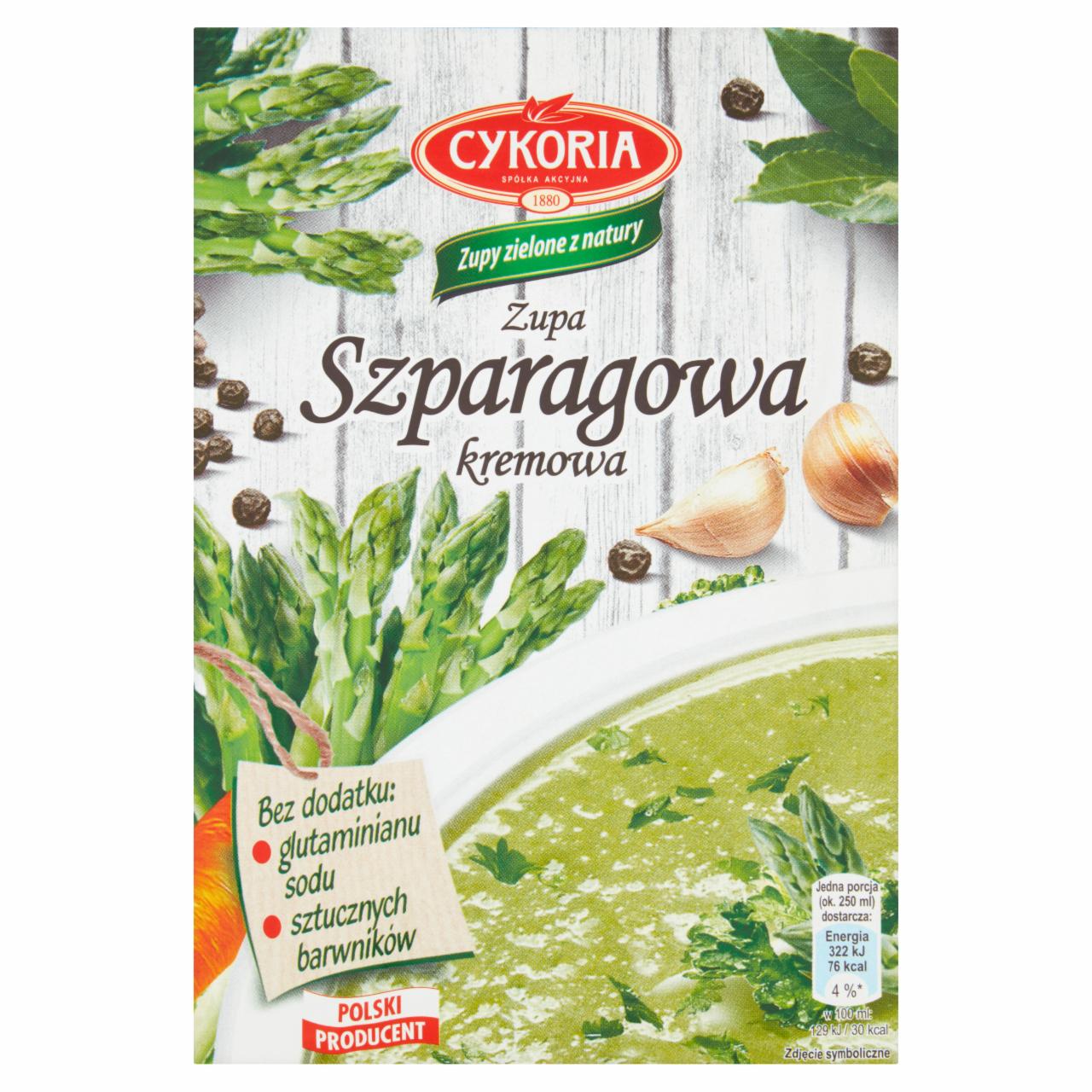 Zdjęcia - Cykoria Zupa szparagowa kremowa 50 g