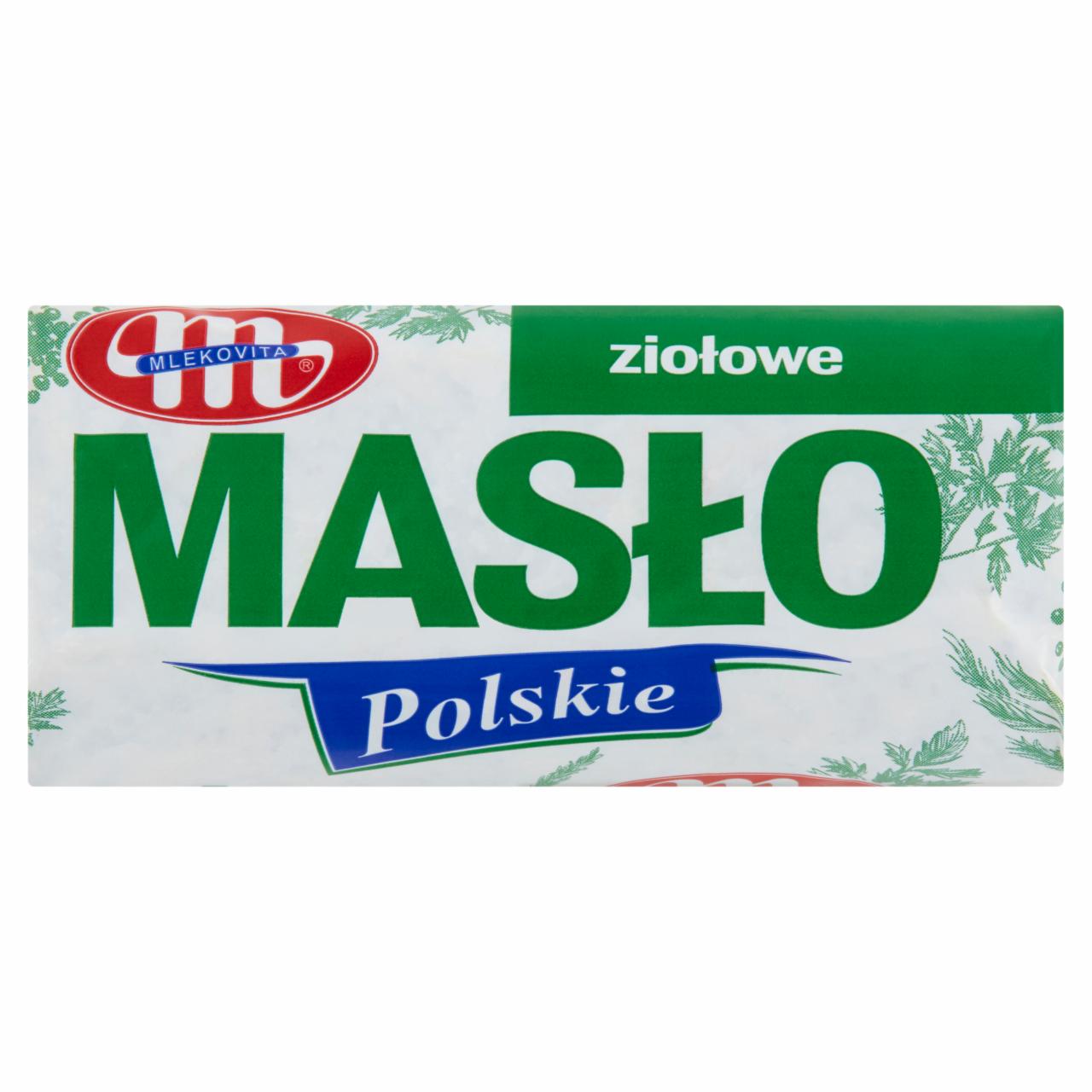 Zdjęcia - Mlekovita Masło Polskie ziołowe 80 g