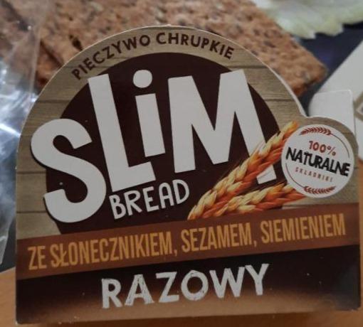 Zdjęcia - Pieczywo chrupkie razowe ze słonecznikiem sezamem siemieniem Slim bread