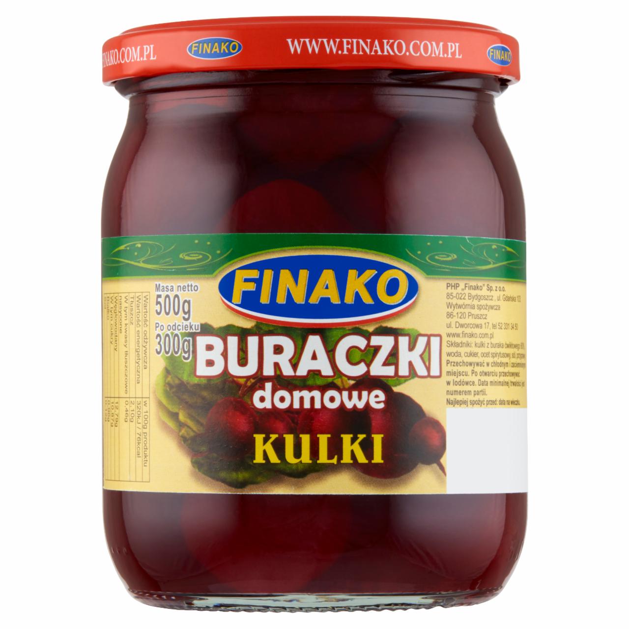 Zdjęcia - Finako Buraczki domowe kulki 500 g