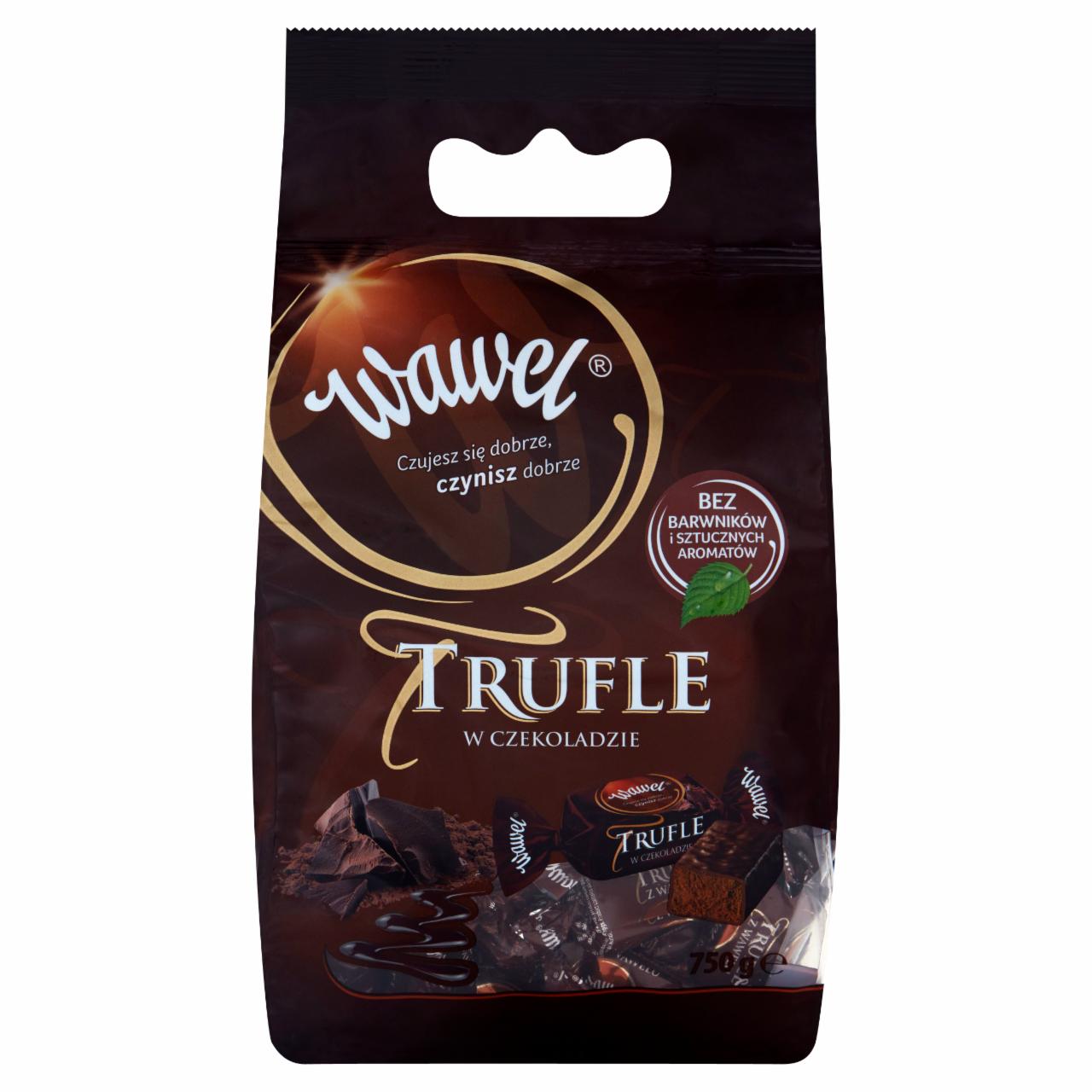 Zdjęcia - Wawel Trufle w czekoladzie Cukierki o smaku rumowym w czekoladzie 750 g