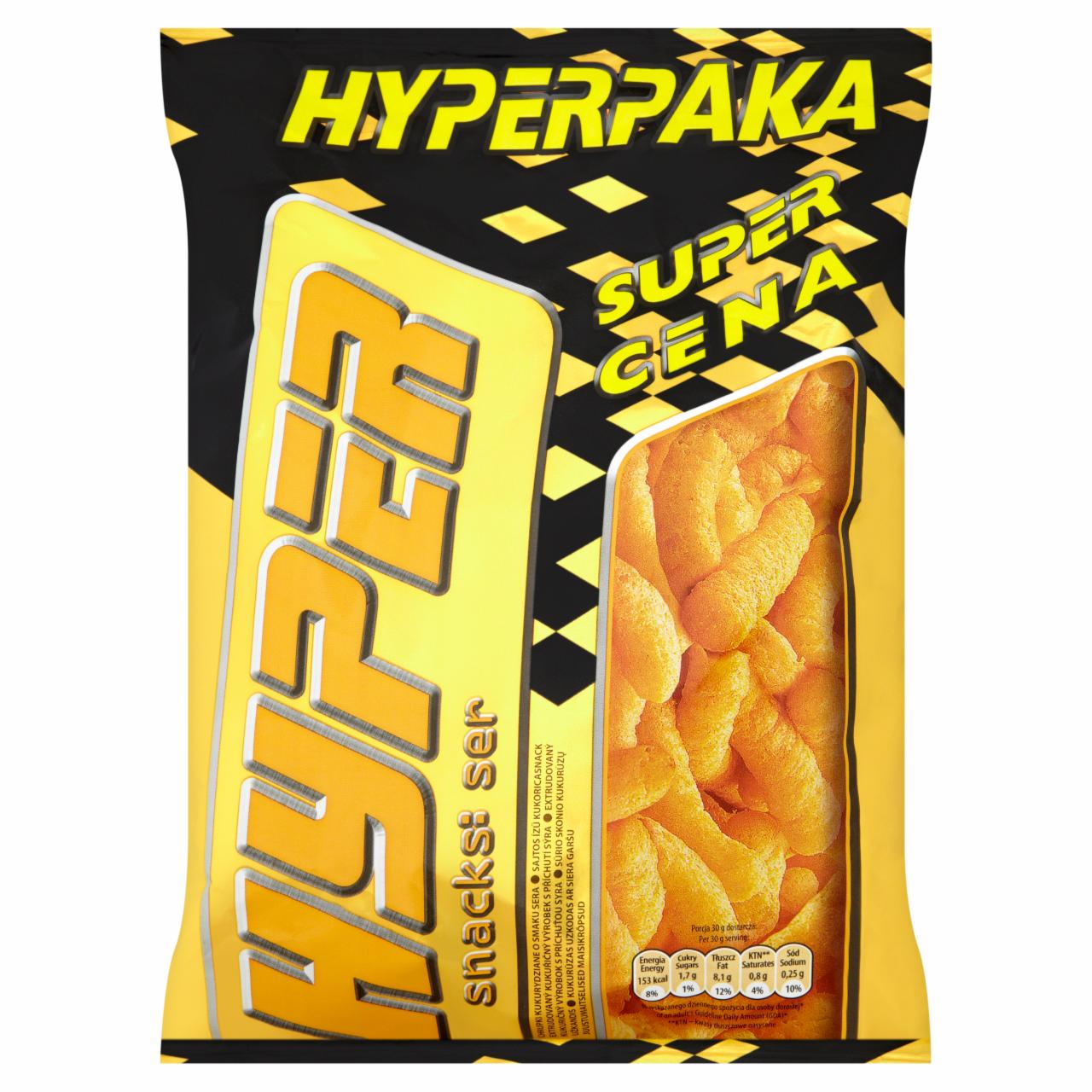 Zdjęcia - Hyper snacks ser Chrupki kukurydziane 100 g