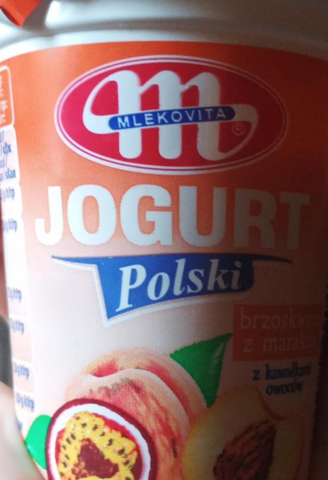 Zdjęcia - Jogurt Polski brzoskwinia z marakują Mlekovita