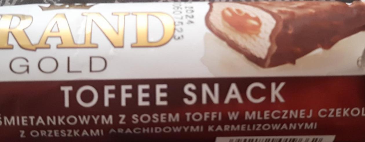 Zdjęcia - lody grand gold toffee snack