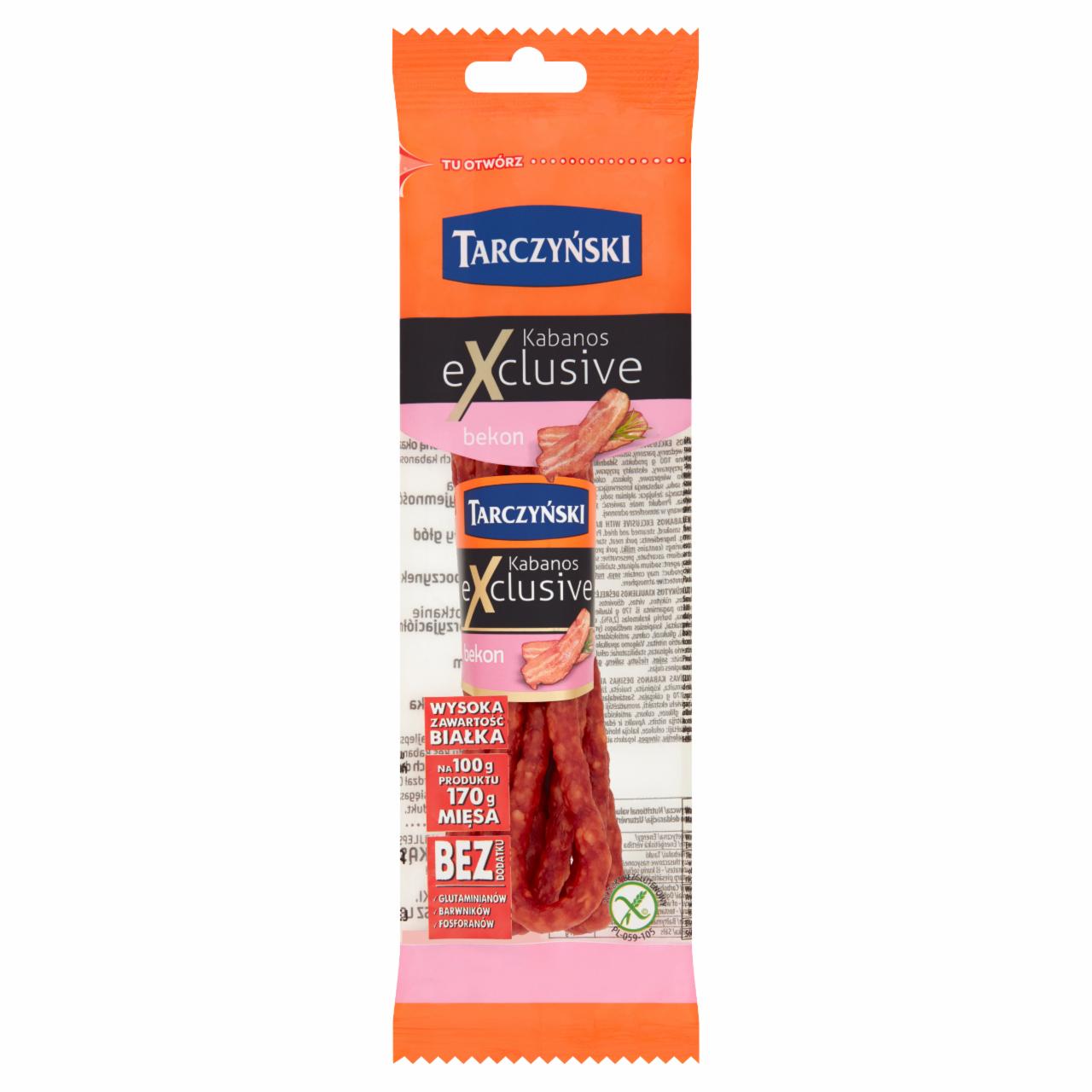 Zdjęcia - Tarczyński Kabanos Exclusive bekon 120 g