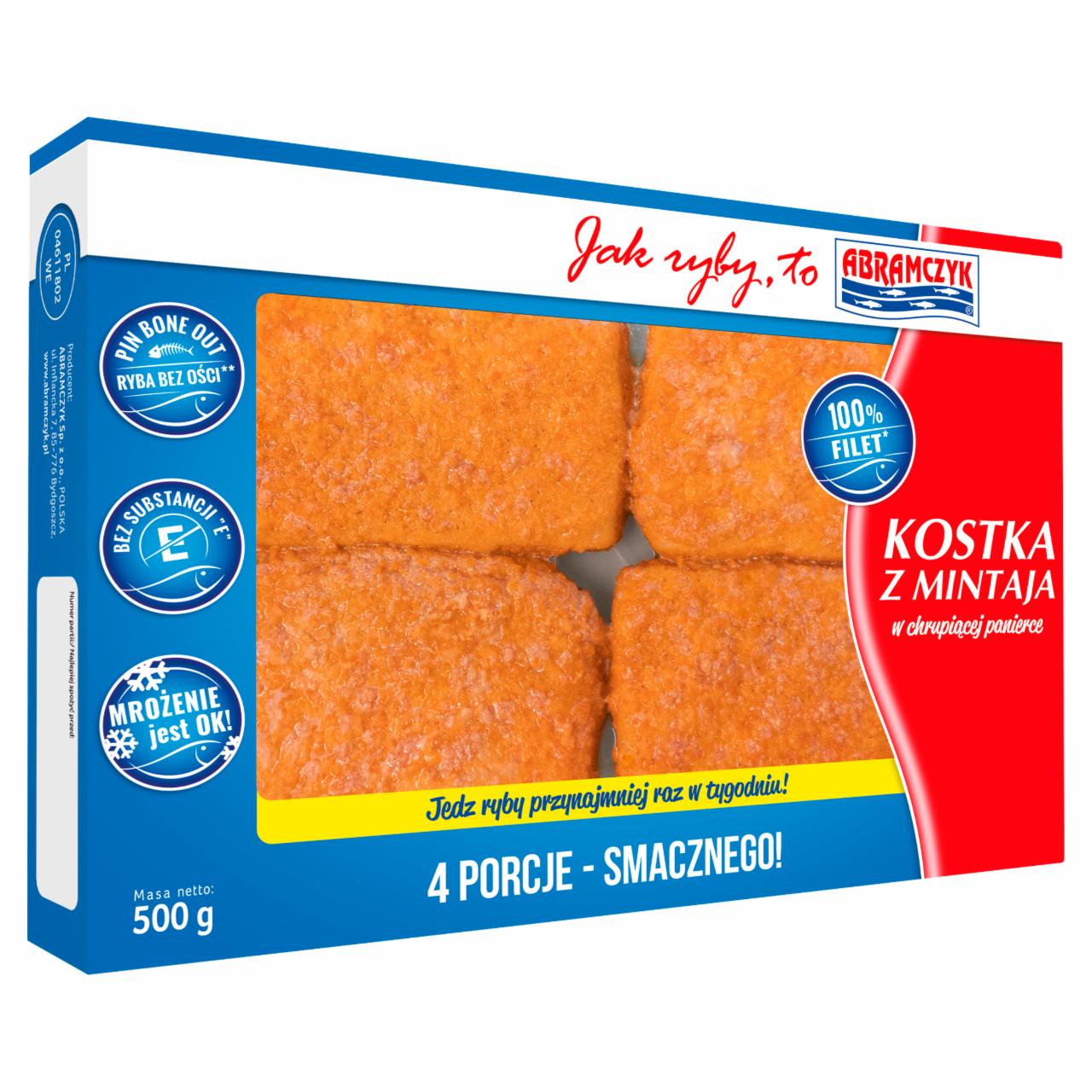 Zdjęcia - Abramczyk Mintaj kostka w chrupiącej panierce 500 g