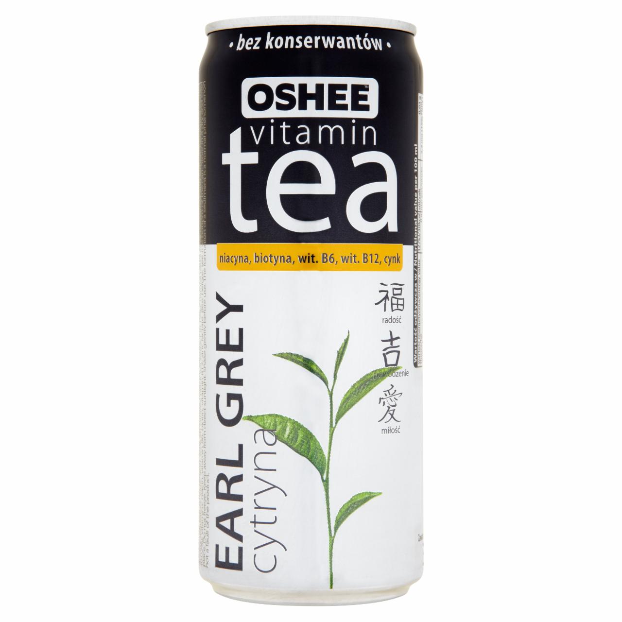 Zdjęcia - Oshee Vitamin Tea Earl Grey Herbata cytrynowa 330 ml
