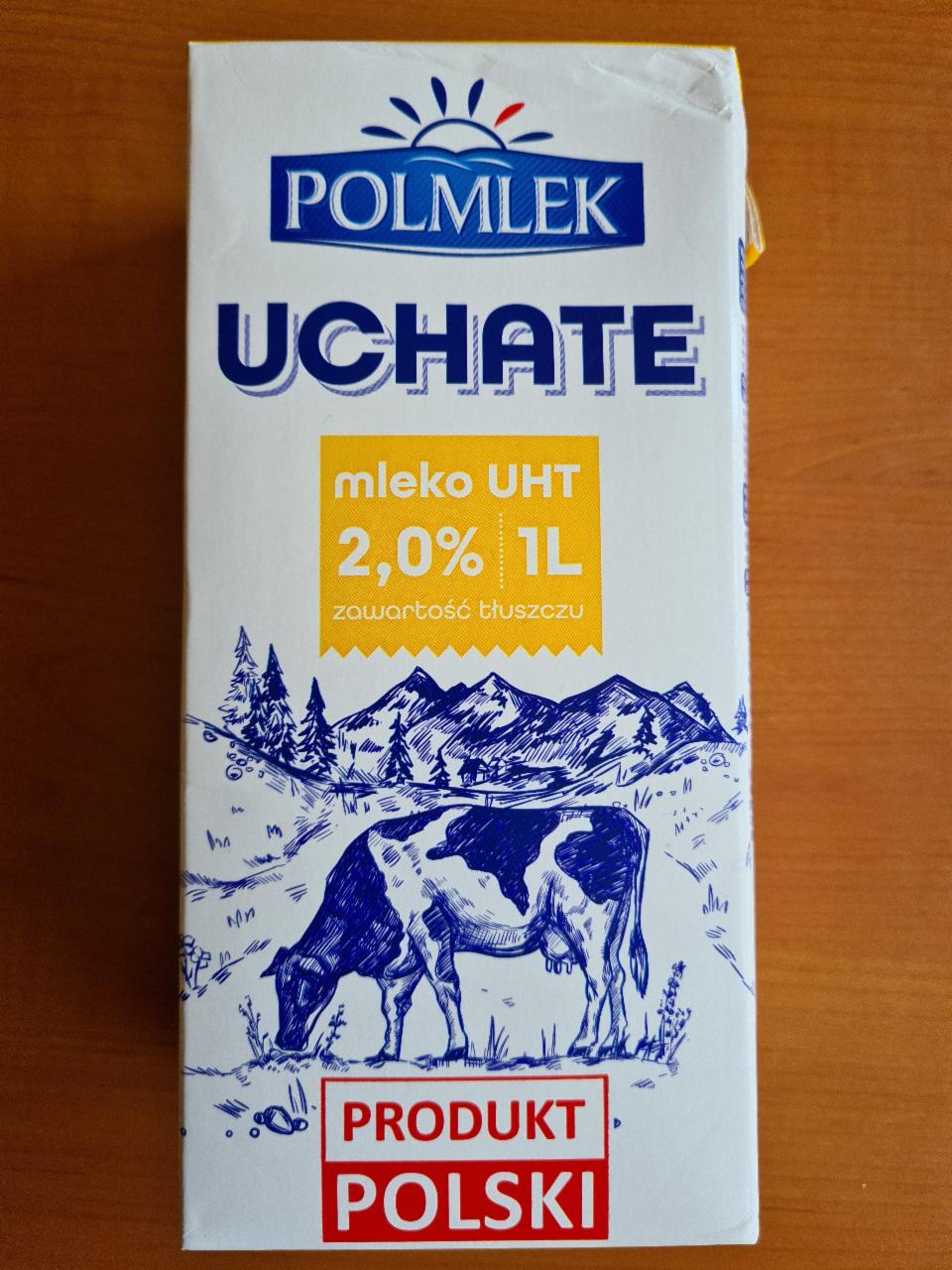 Zdjęcia - Polmlek Uchate Mleko UHT 2,0% 1 l