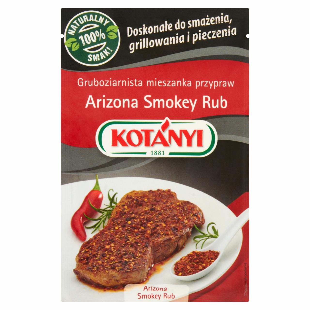 Zdjęcia - Kotányi Arizona Smokey Rub Gruboziarnista mieszanka przypraw 22 g