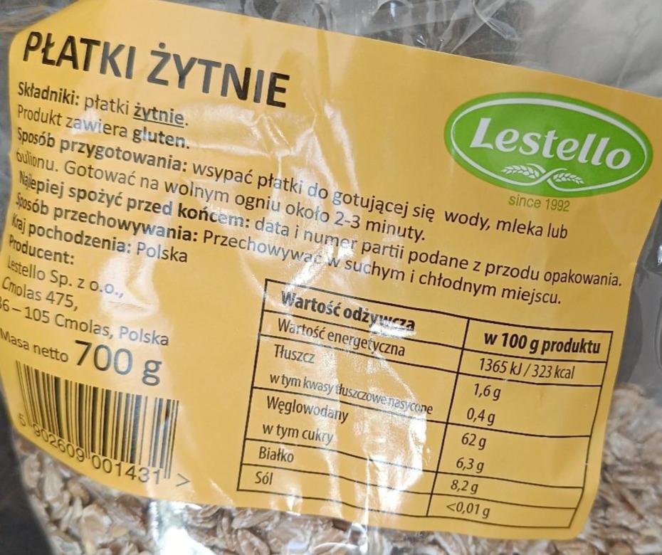 Zdjęcia - Lestello płatki żytnie