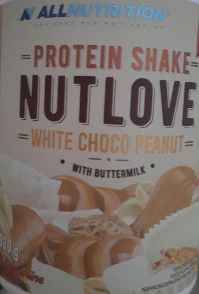 Zdjęcia - Protein shake nutlove with buttermilk white choco peanut