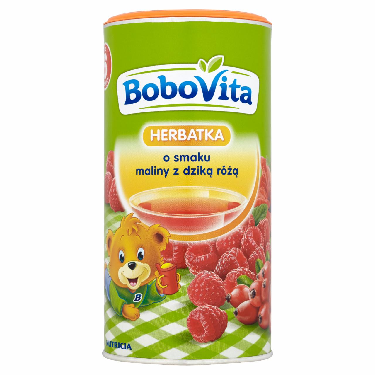 Zdjęcia - BoboVita Herbatka o smaku maliny z dziką różą po 6 miesiącu 200 g