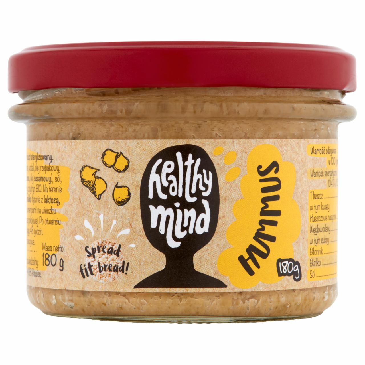 Zdjęcia - Healthy Mind Hummus 180 g
