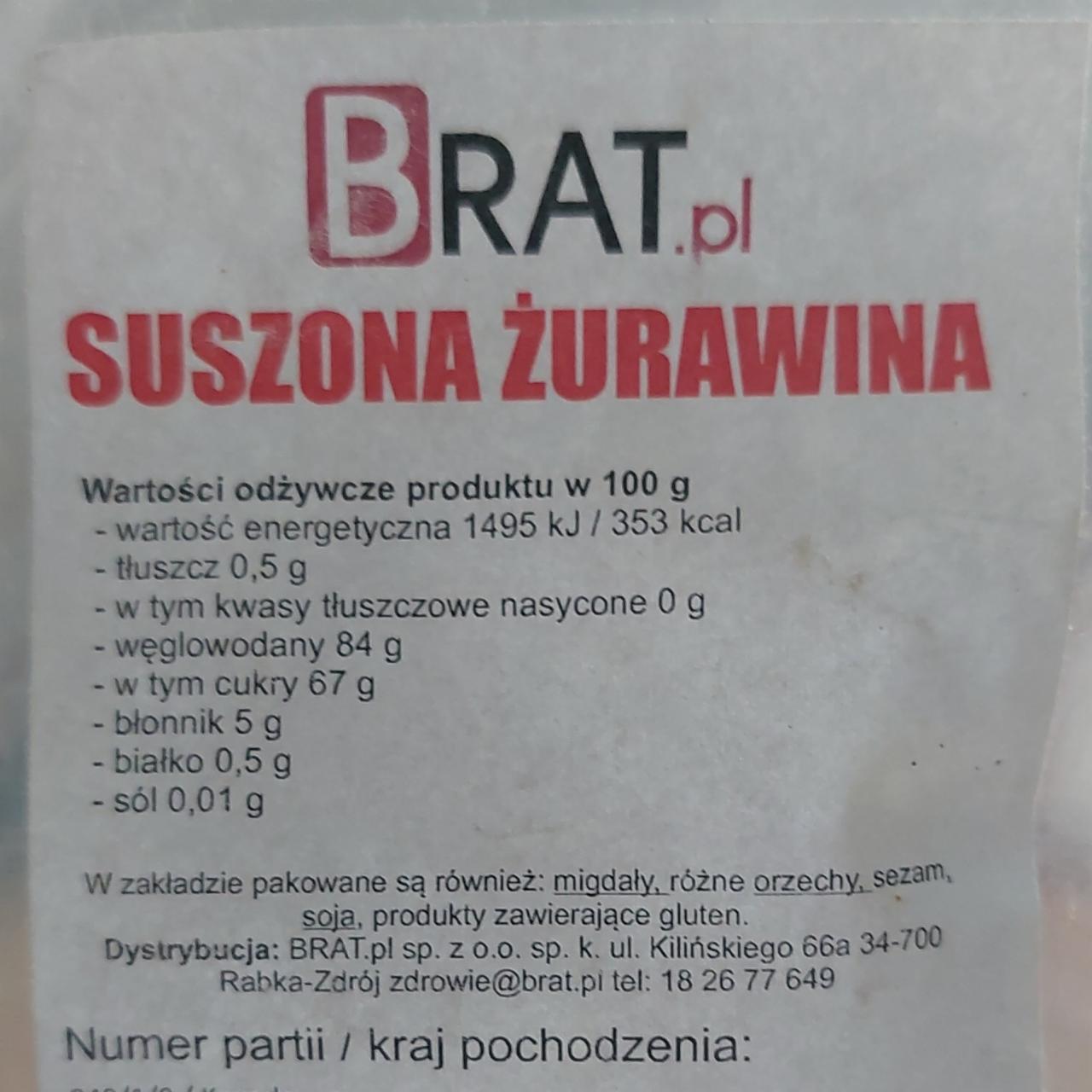 Zdjęcia - Suszona żurawina Brat.pl