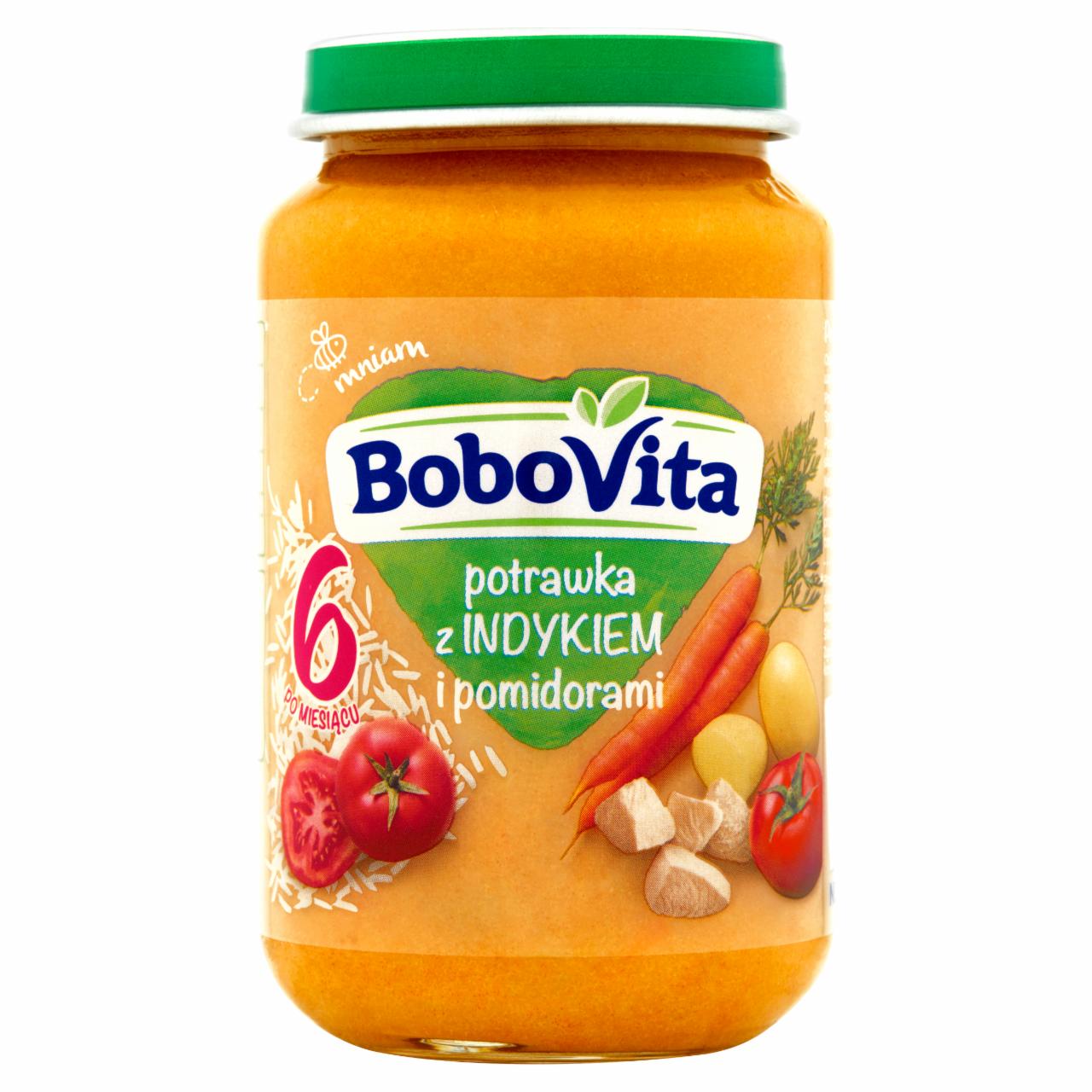 Zdjęcia - BoboVita Potrawka z indykiem i pomidorami po 6 miesiącu 190 g