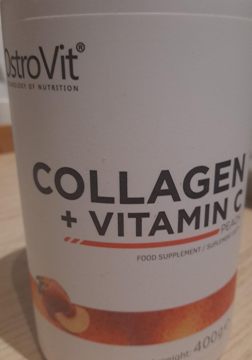 Zdjęcia - Collagen + Vitamin C Peach OstroVit