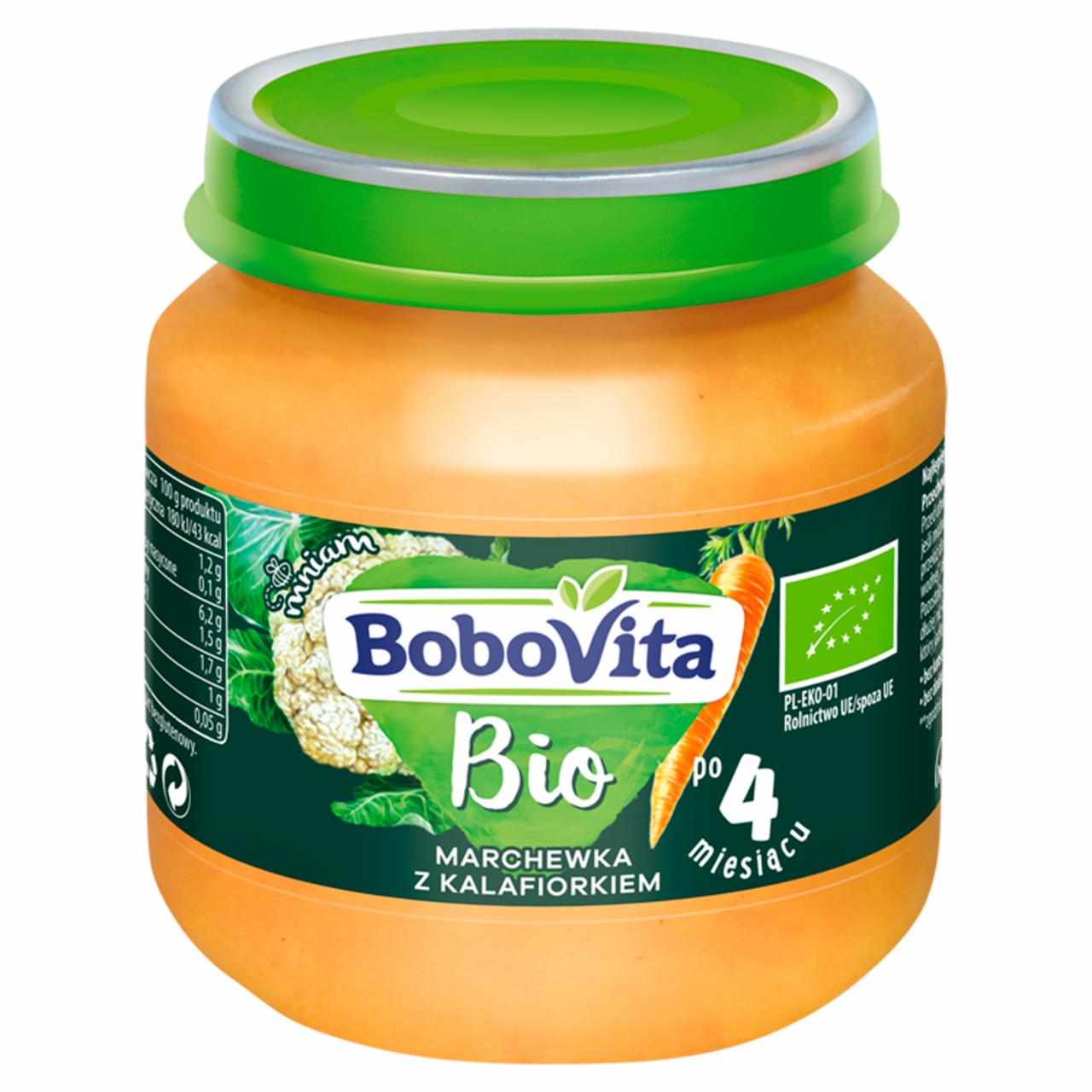 Zdjęcia - BoboVita Bio Marchewka z kalafiorkiem po 4 miesiącu 125 g