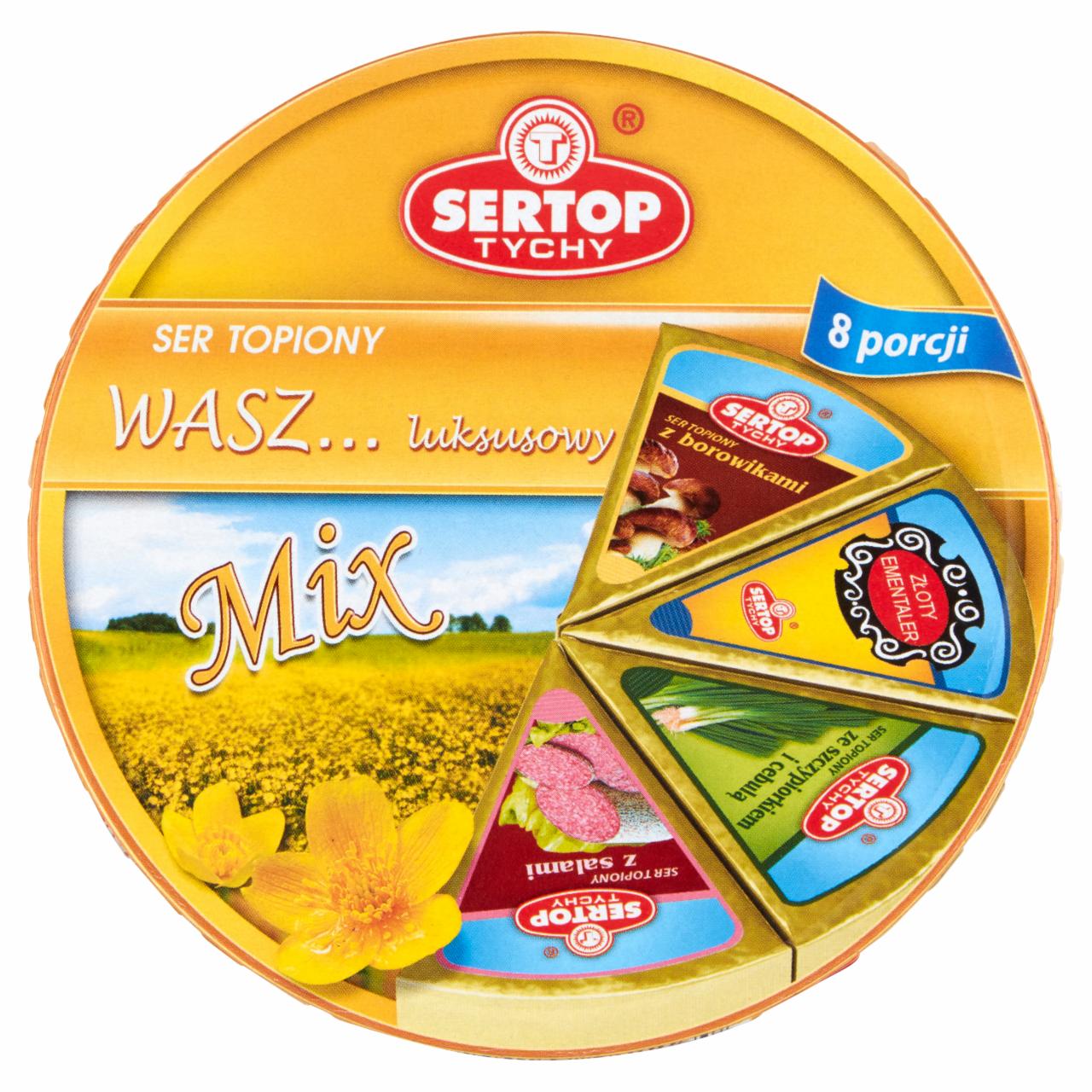 Zdjęcia - Sertop Tychy Wasz... luksusowy Mix Ser topiony 140 g (8 x 17,5 g )