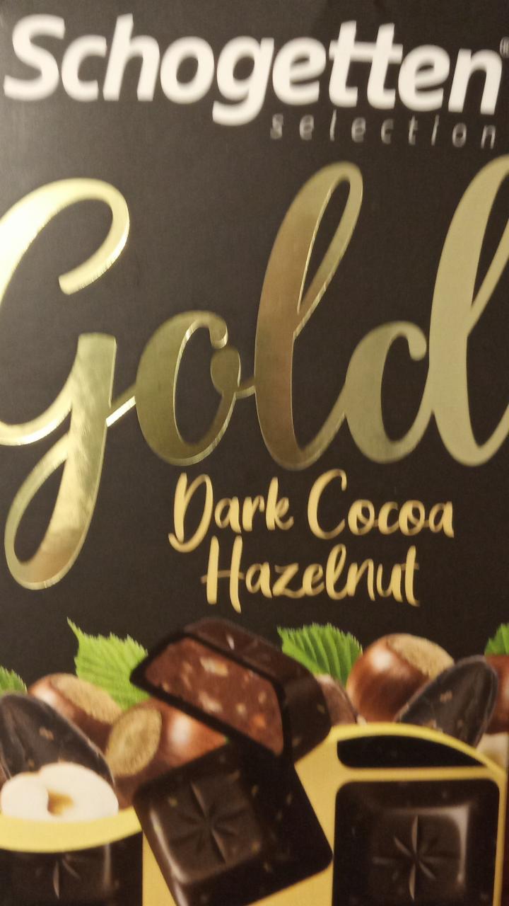 Zdjęcia - Gold Dark Cocoa Hazelnut Schogetten Selection