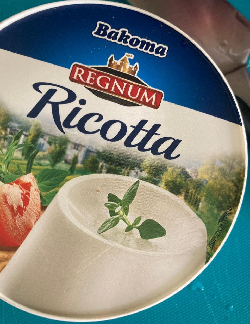 Zdjęcia - Regnum Ricotta Bakoma