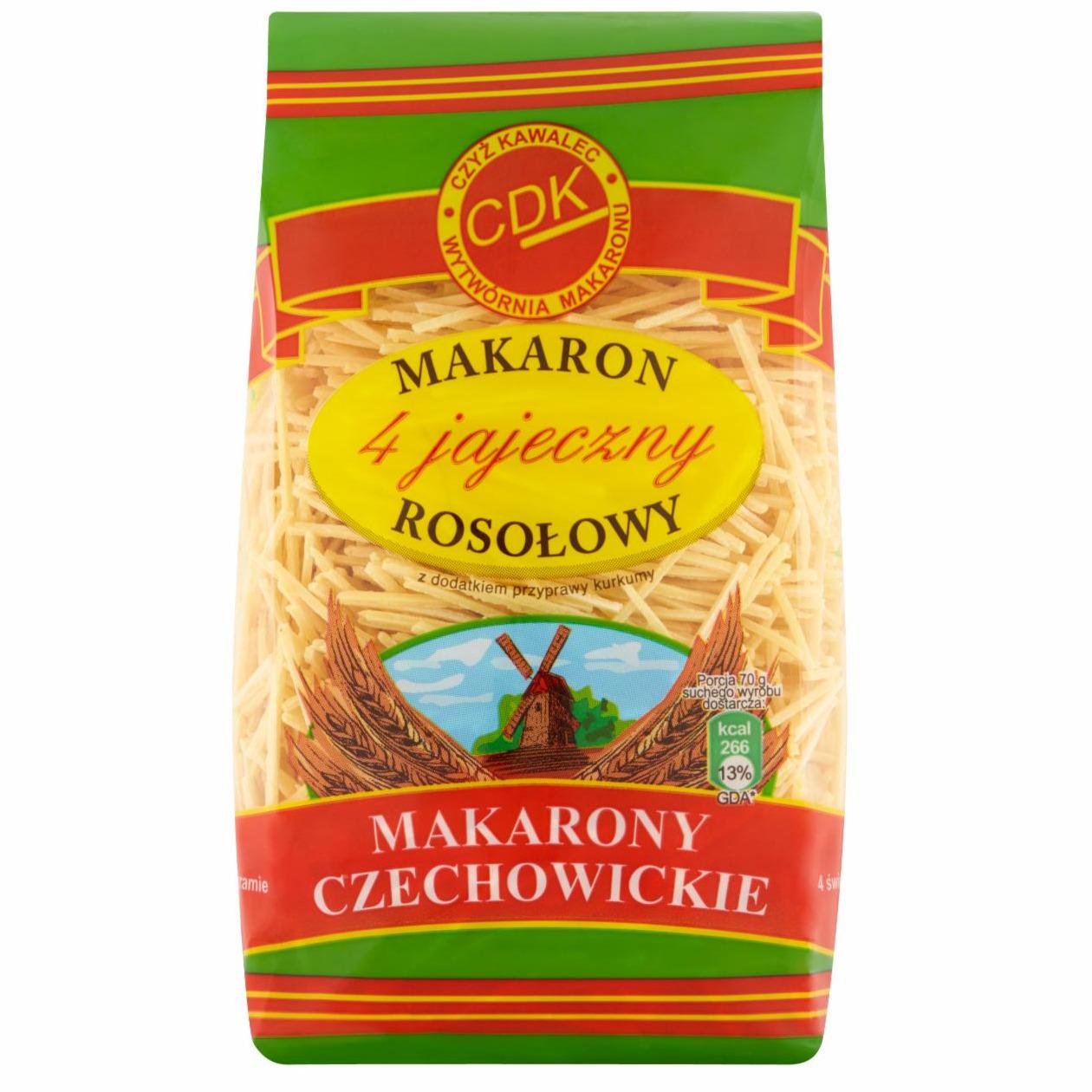 Zdjęcia - Makaron rosołowy 4 jajeczny z kurkumą Makarony Czechowickie