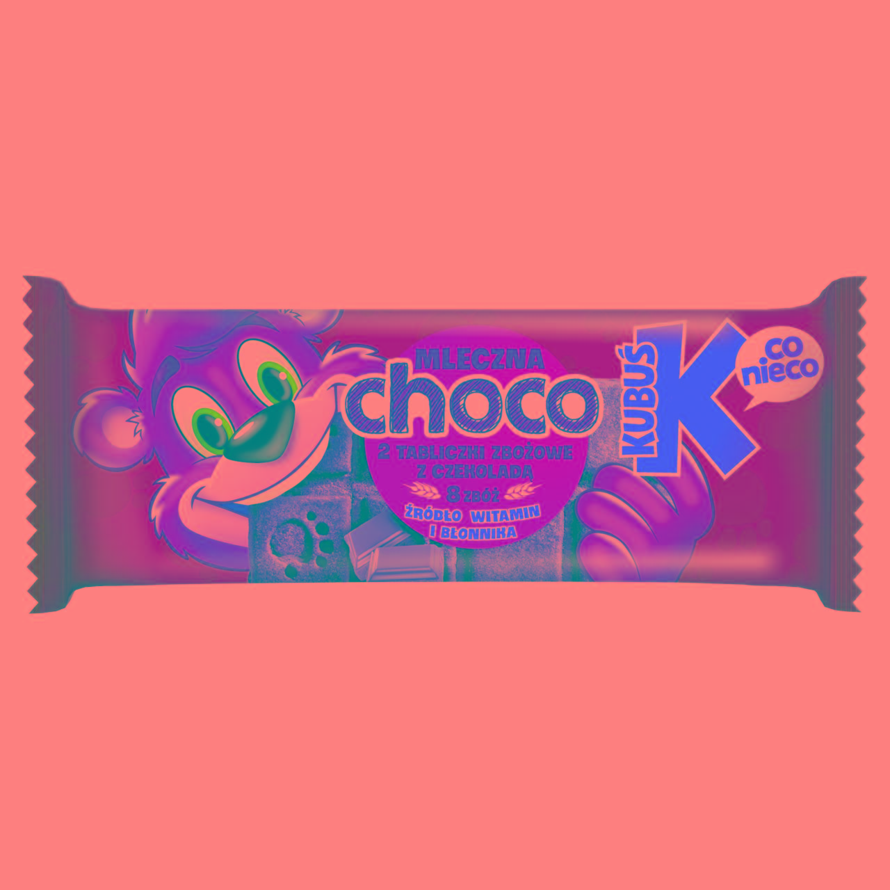 Zdjęcia - Kubuś Co nieco Choco Tabliczki zbożowe z czekoladą 32 g (2 sztuki)