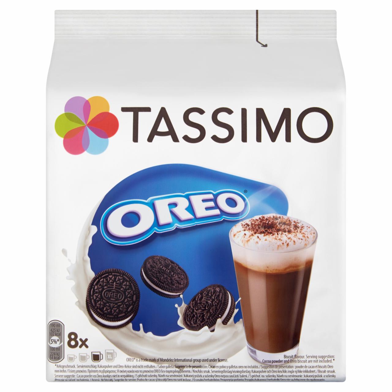 Zdjęcia - Tassimo Oreo Preparat do przygotowania napoju 8 kapsułek i koncentrat mleka 8 kapsułek 332 g