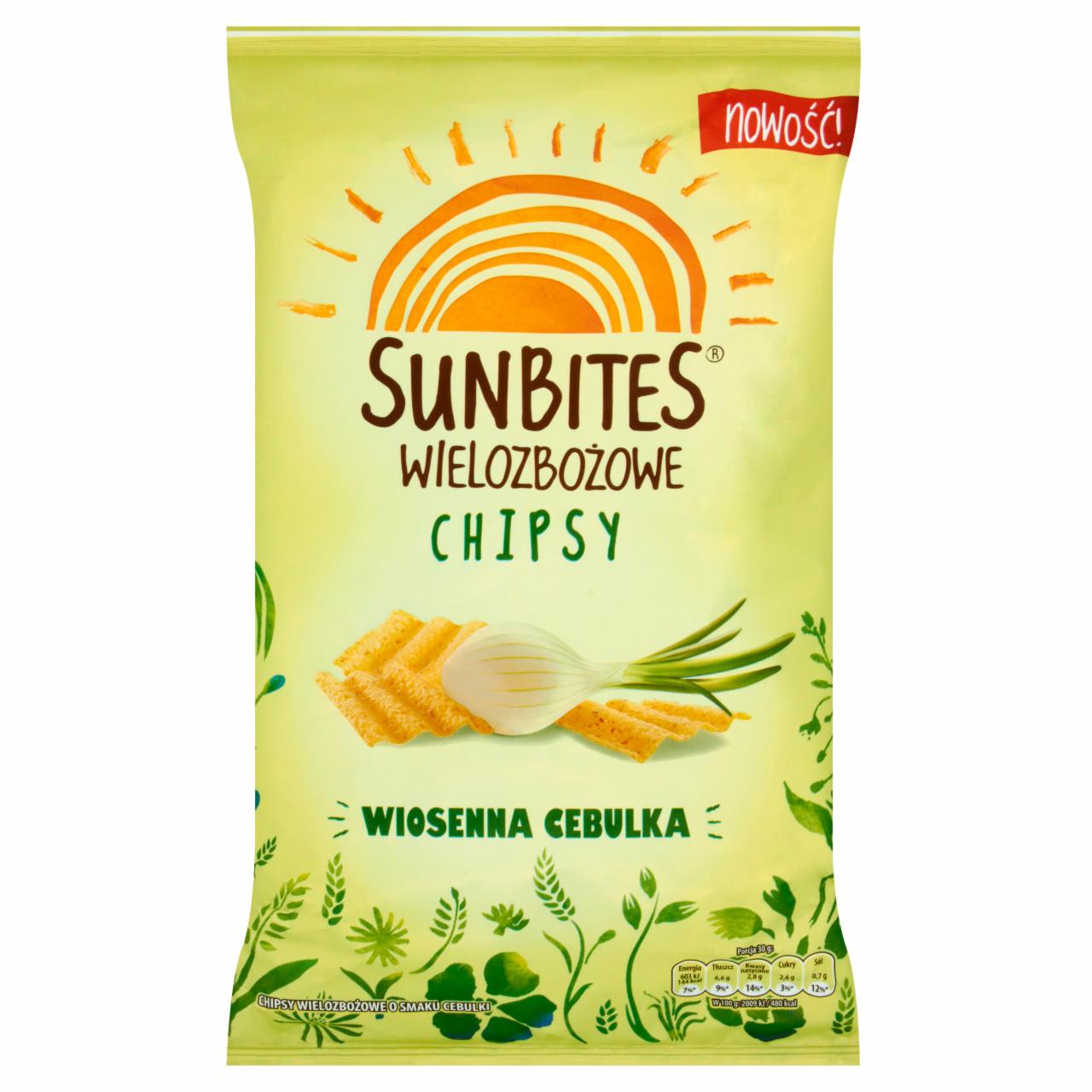 Zdjęcia - Sunbites Wielozbożowe chipsy wiosenna cebulka 110 g