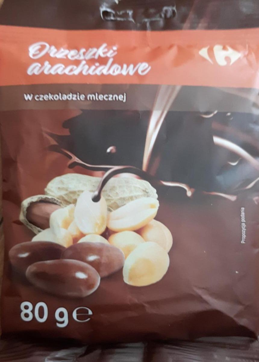 Zdjęcia - orzeszki arachidowe w czekoladzie mlecznej Carrefour