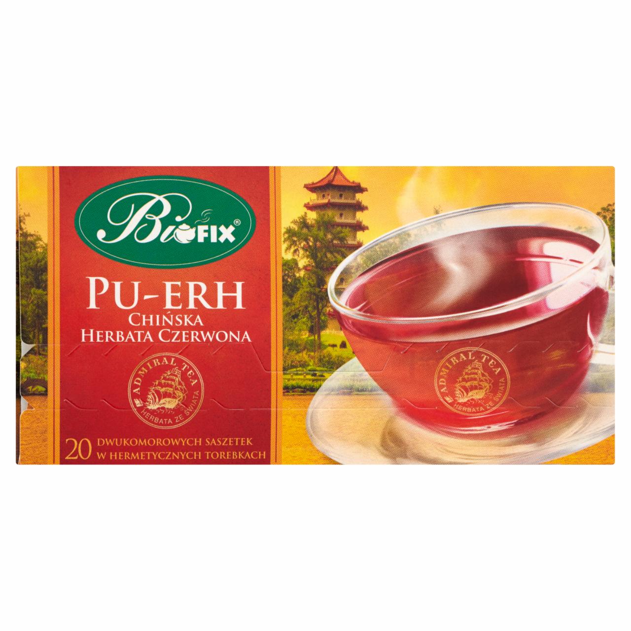 Zdjęcia - Bifix Admiral Tea Pu-Erh Chińska herbata czerwona 40 g (20 saszetek)