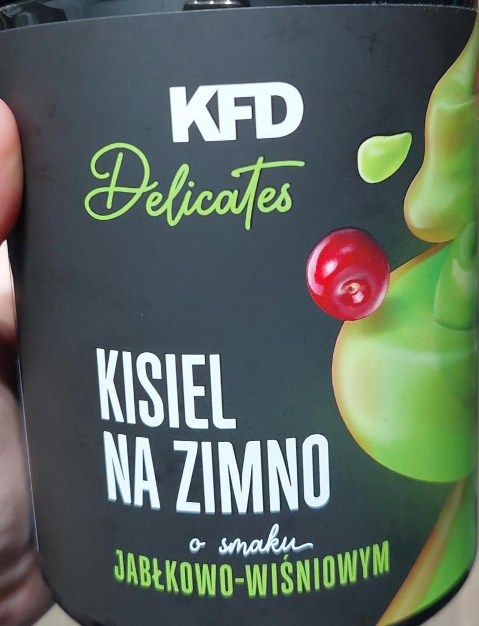 Zdjęcia - Kisiel na zimno o smaku jabłkowo-wiśniowym KFD Delicates