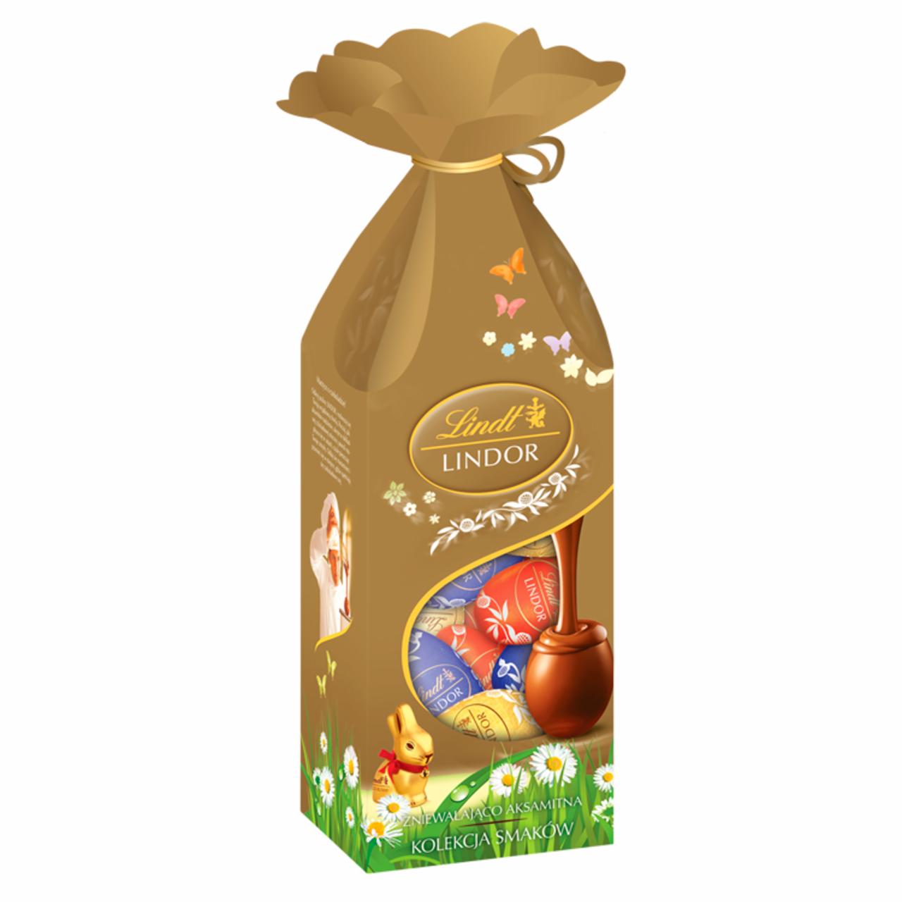 Zdjęcia - Lindt Lindor Asortyment czekoladowych jajeczek z nadzieniem 117,6 g