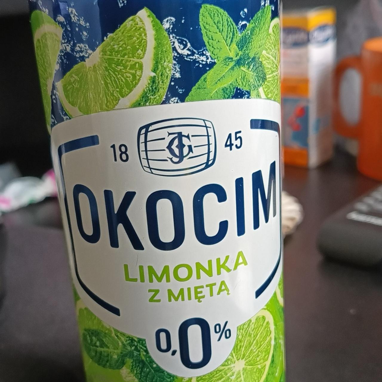 Zdjęcia - Okocim Mix piwa bezalkoholowego z lemoniadą limonka z miętą 500 ml