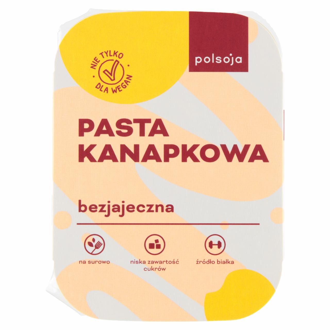 Zdjęcia - Polsoja Pasta kanapkowa bezjajeczna 125 g