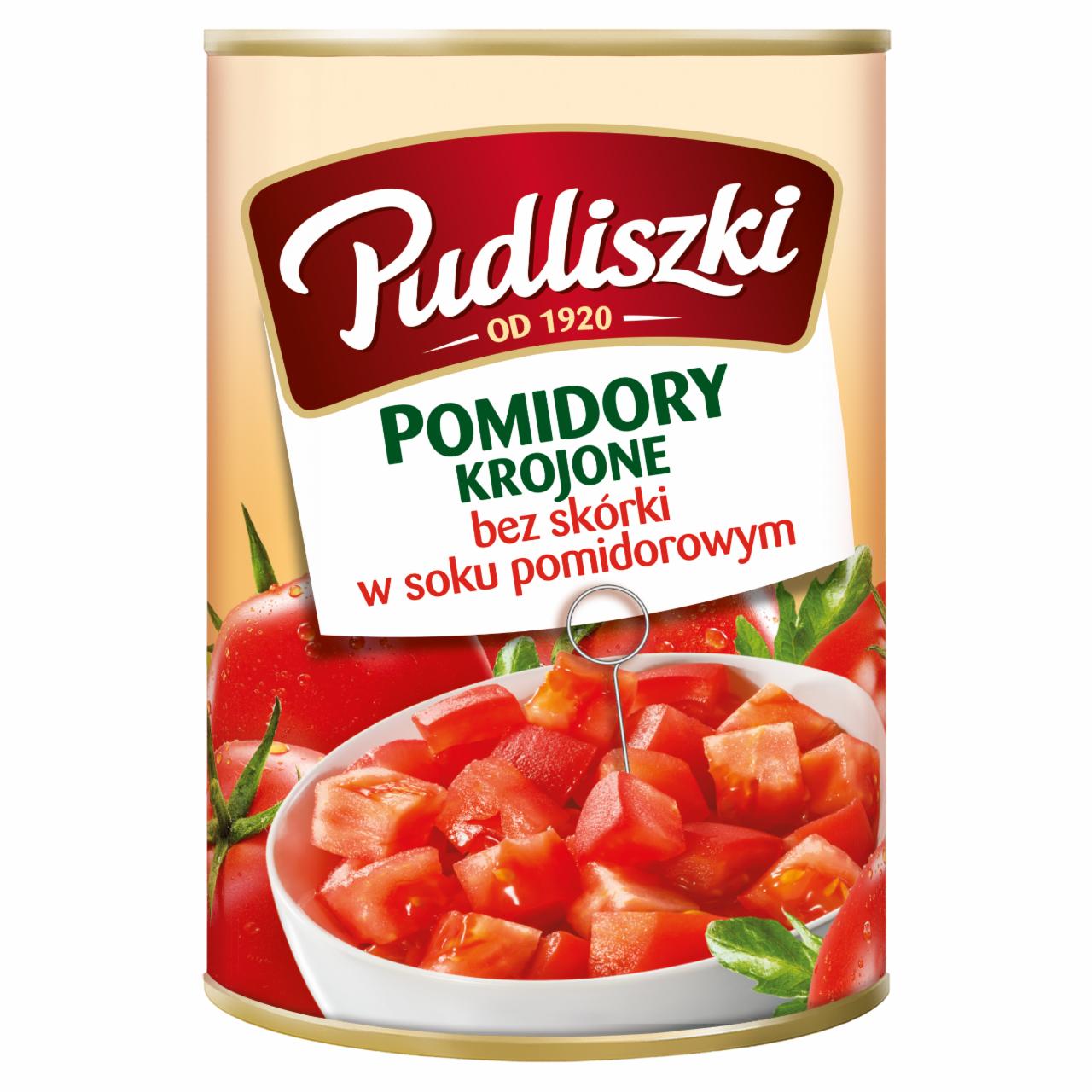 Zdjęcia - Pudliszki Pomidory krojone bez skórki w soku pomidorowym 400 g