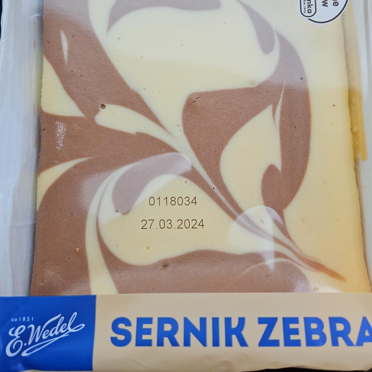 Zdjęcia - Sernik Zebra E.Wedel