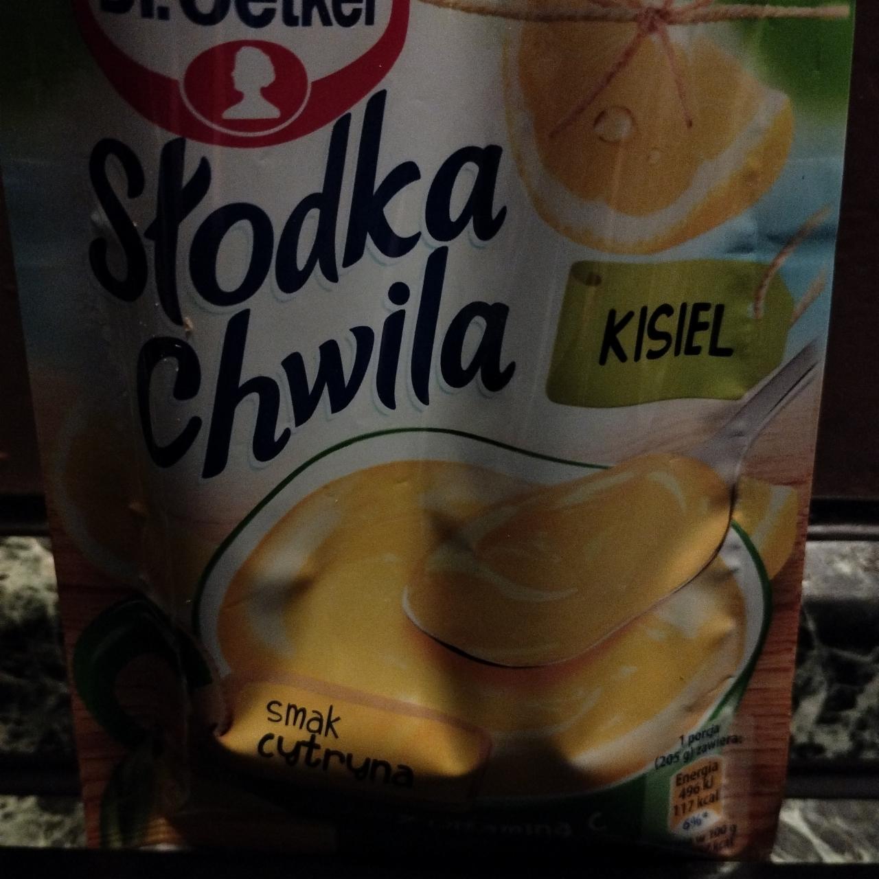 Zdjęcia - Słodka Chwila Kisiel smak cytryna Dr Oetker