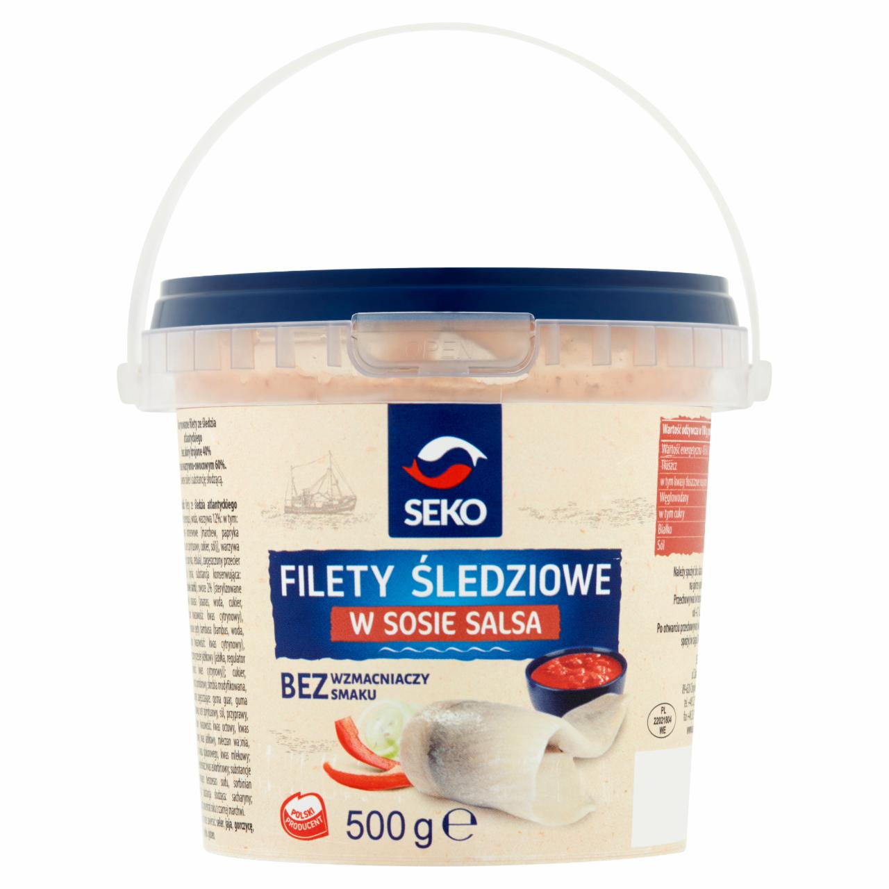 Zdjęcia - Seko Filety śledziowe w sosie salsa 500 g