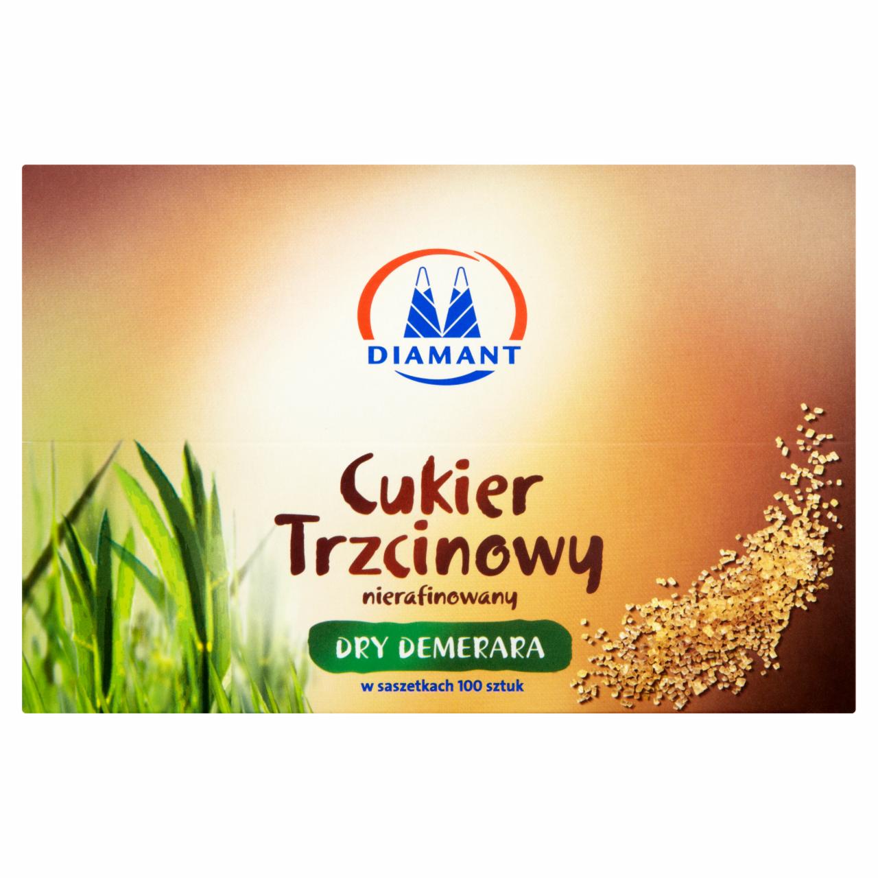 Zdjęcia - Diamant dry Demerara Cukier trzcinowy nierafinowany w saszetkach 500 g (100 sztuk)