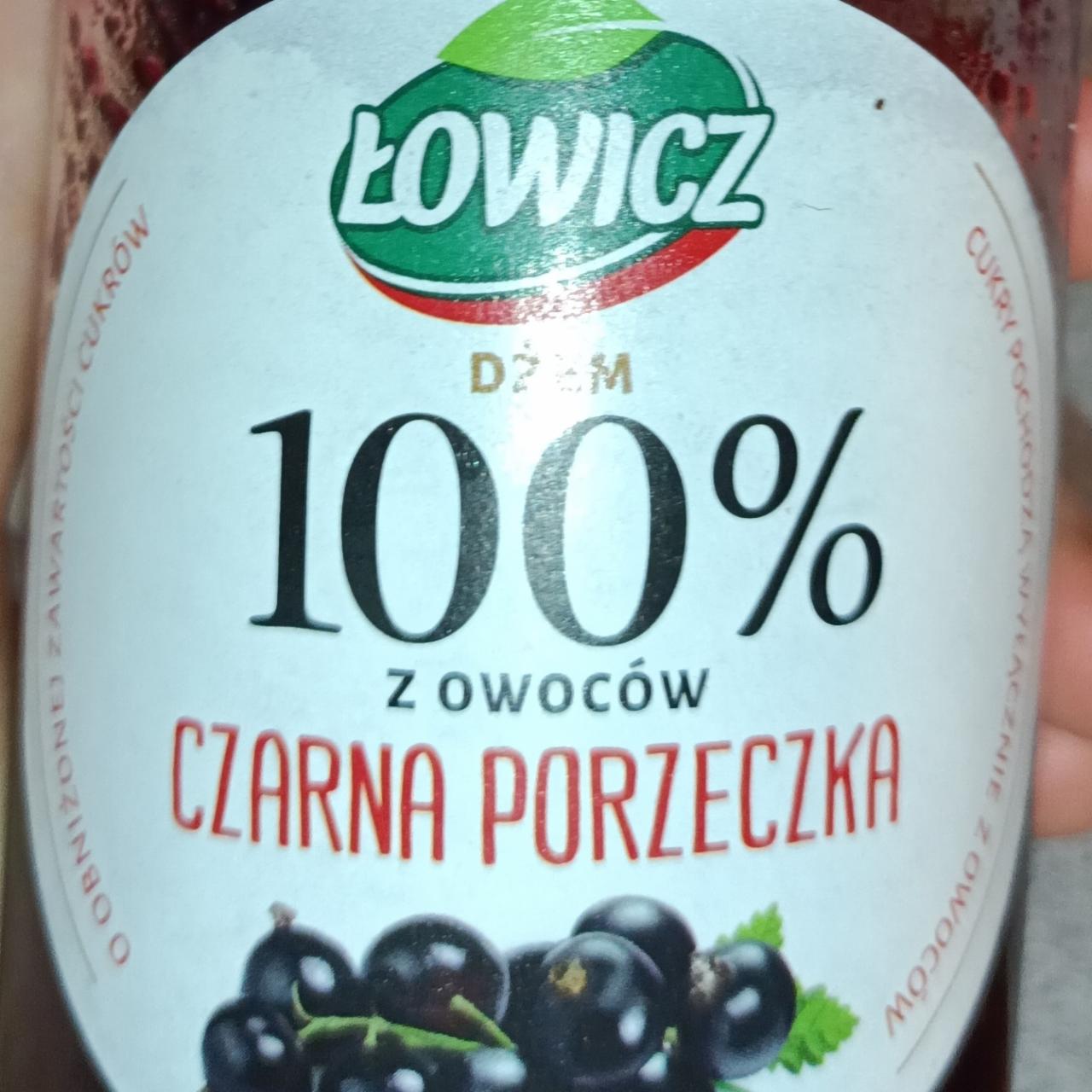 Zdjęcia - Dżem 100% z owoców Czarna porzeczka Łowicz