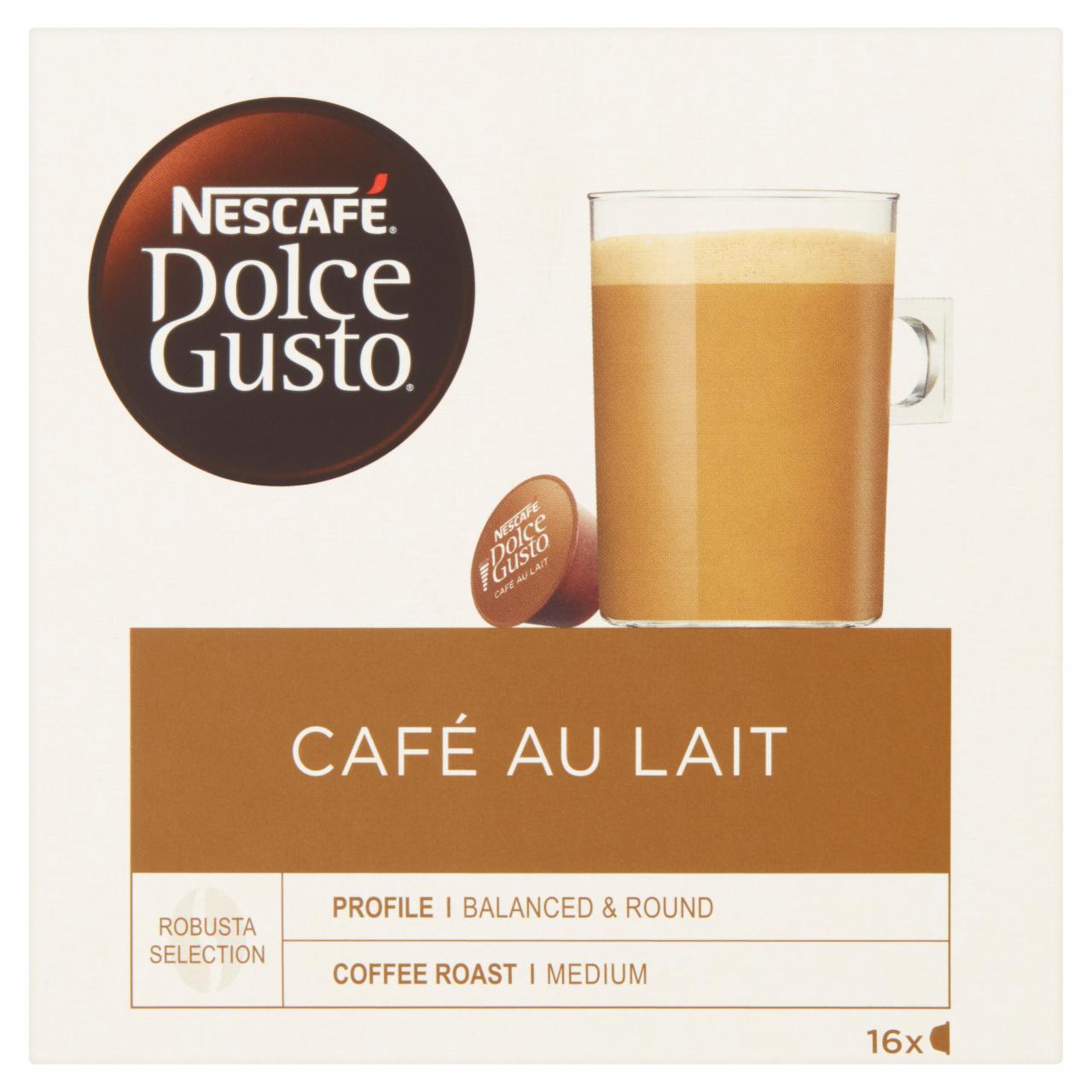 Zdjęcia - Nescafé Dolce Gusto Café au Lait Kawa w kapsułkach 160 g (16 x 10 g)