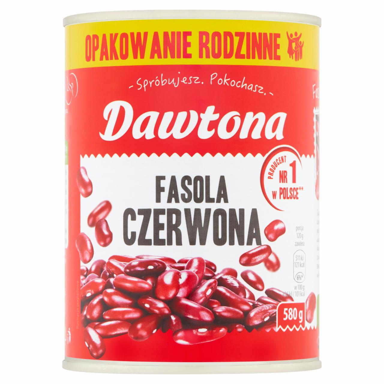 Zdjęcia - Dawtona Fasola czerwona 580 g