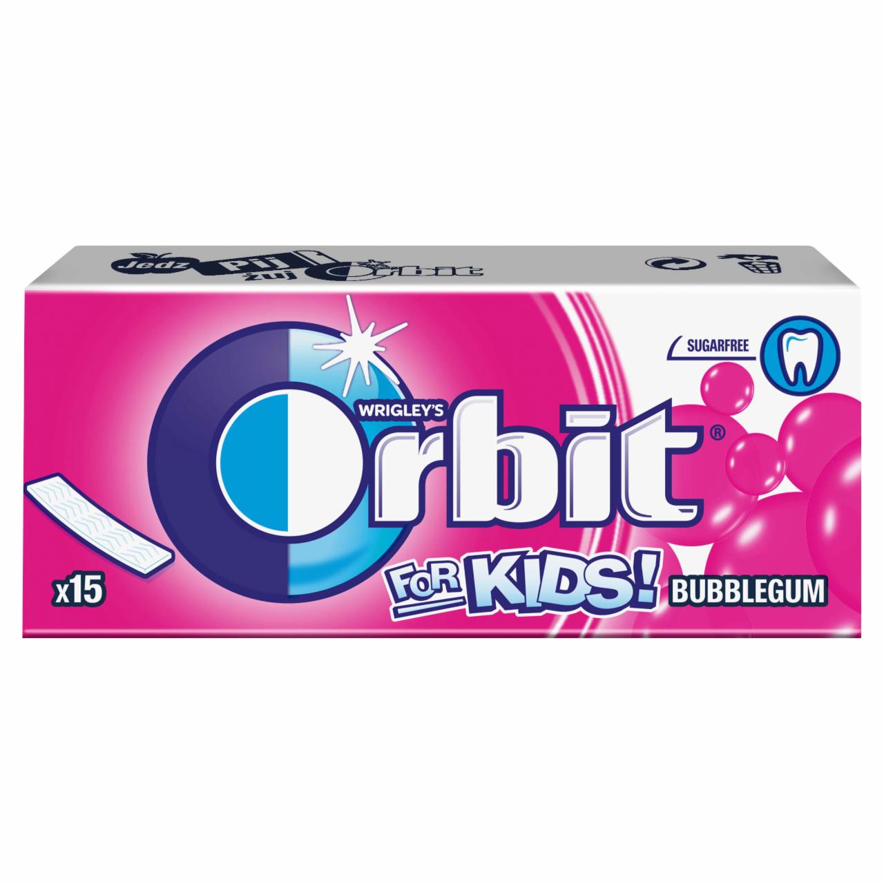 Zdjęcia - Orbit For Kids Classic Guma do żucia bez cukru 39 g (15 listków)