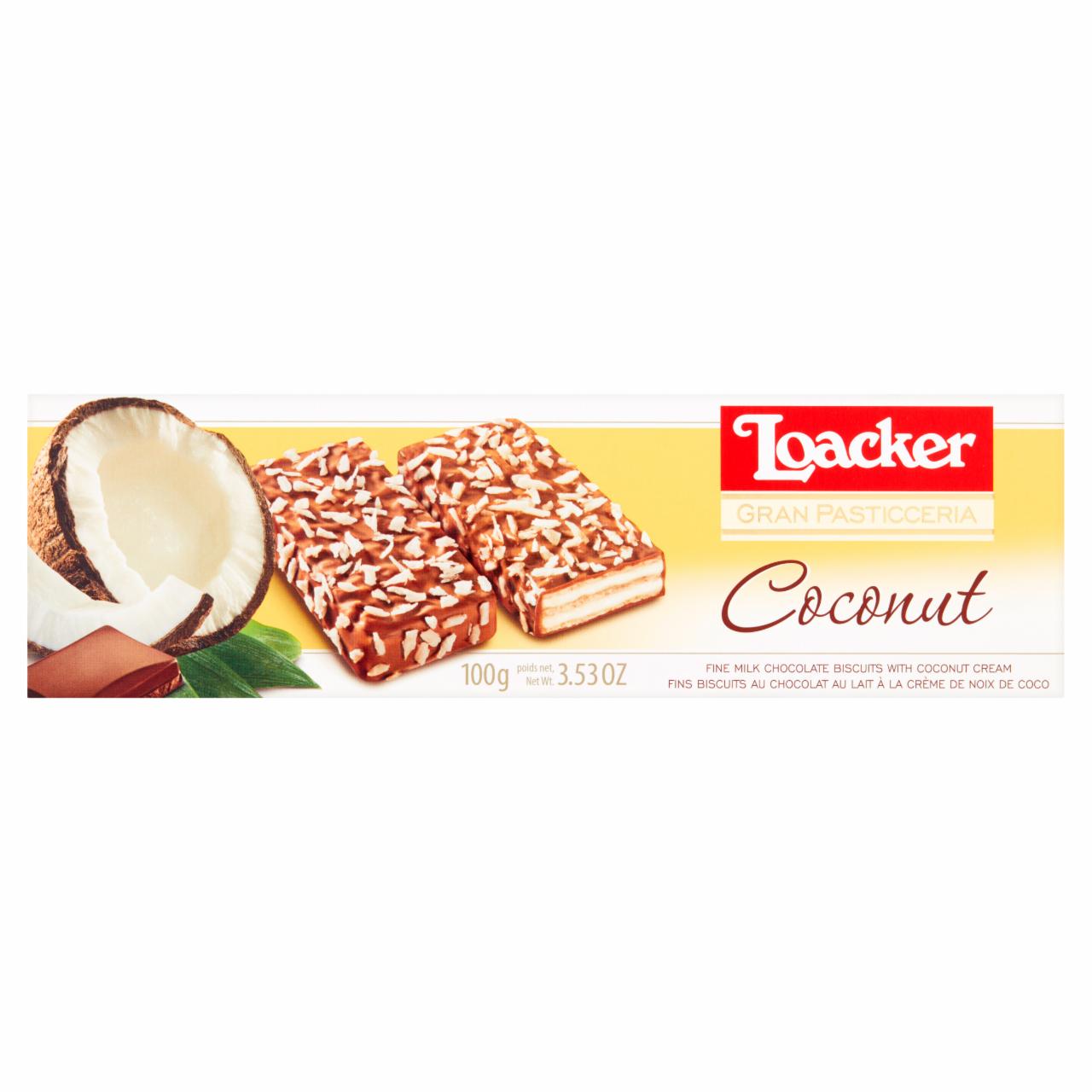 Zdjęcia - Loacker Patisserie Coconut Ciastka waflowe 100 g