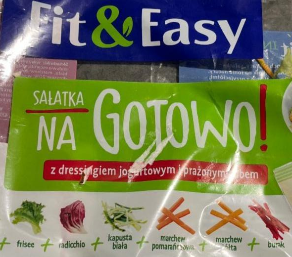 Zdjęcia - Sałatka na gotowo z bobem FIT&EASY