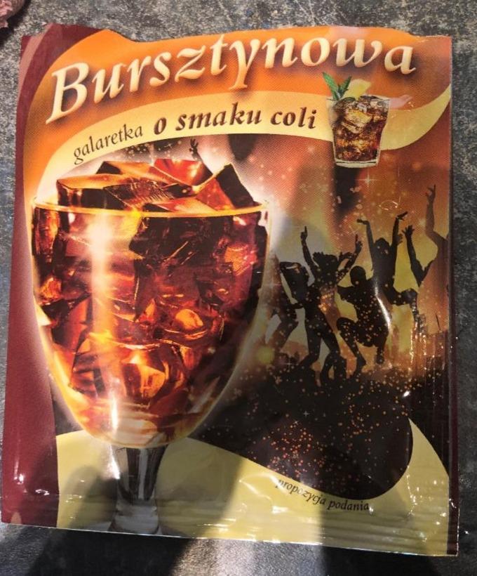 Zdjęcia - Bursztynowa galaretka o smaku coli Wodzisław